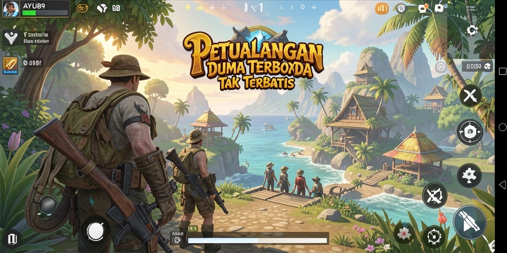 Tampilan menakjubkan dari gameplay AYU89 dalam dunia Open World.