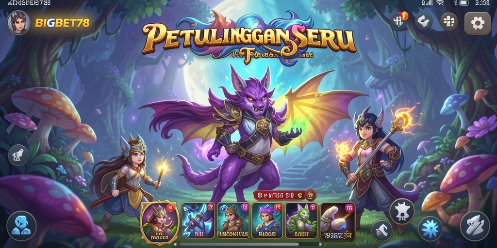 Tangkapan layar BIGBET78 menampilkan aksi seru dalam dunia petualangan.