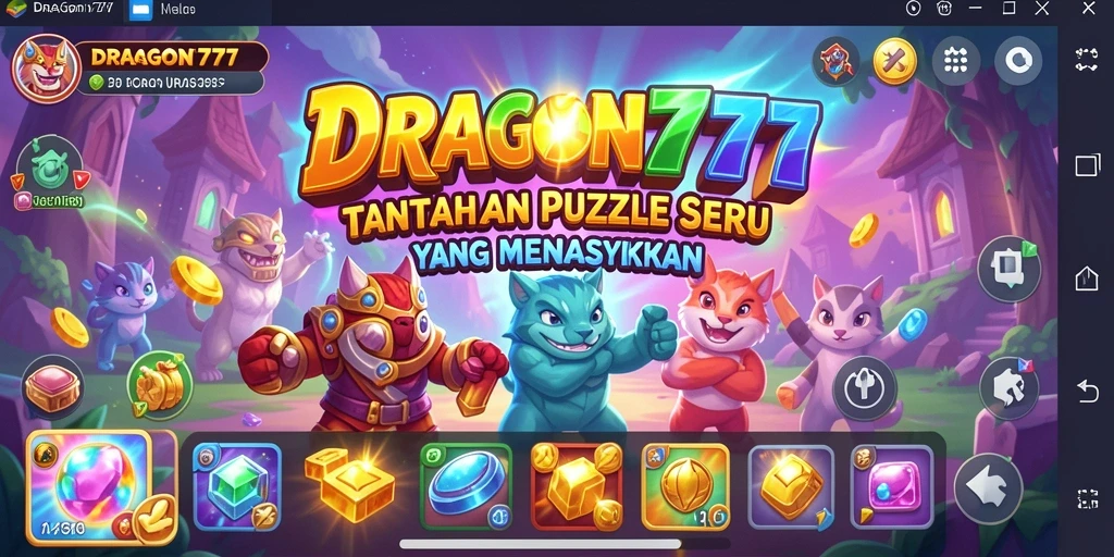 Tampilan gameplay DRAGON777 yang seru dan penuh tantangan.