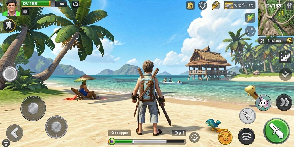 Tampilan gameplay DV188 yang menarik dan dinamis