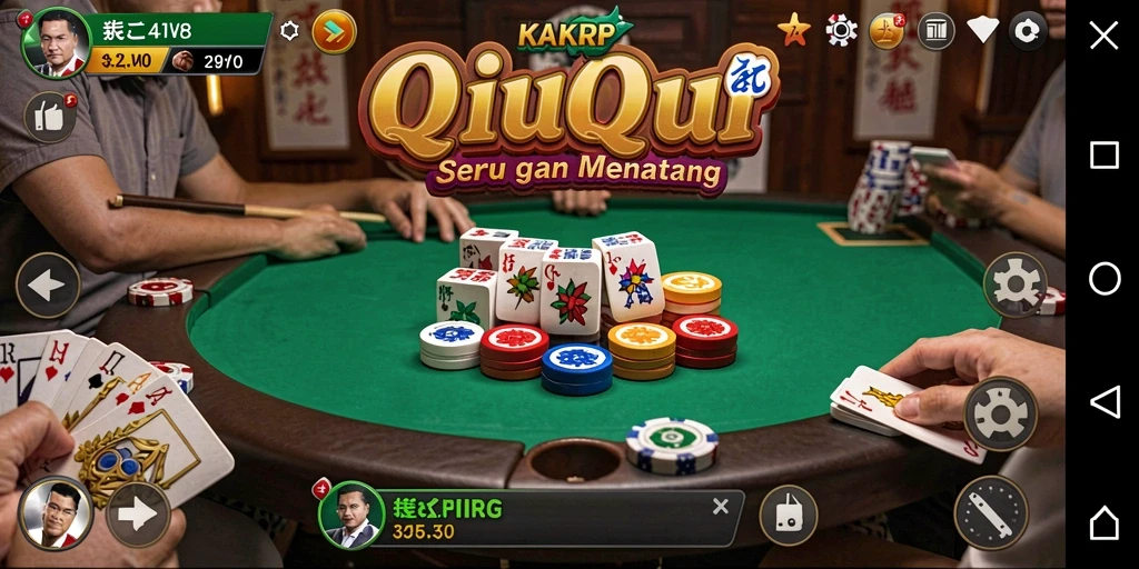 Gameplay seru KAKRP yang menampilkan aksi QiuQiu yang mendebarkan.