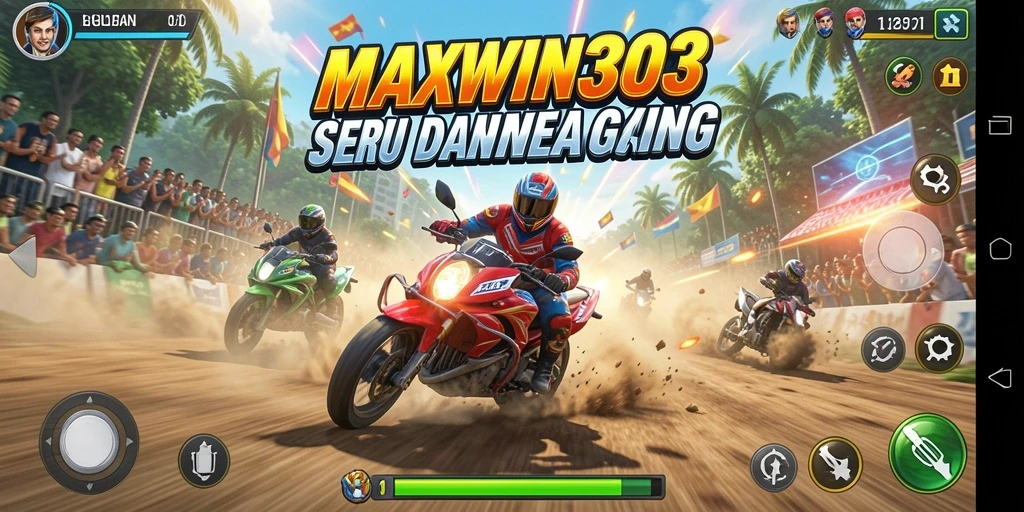 Gameplay seru balapan mobil di MAXWIN303.