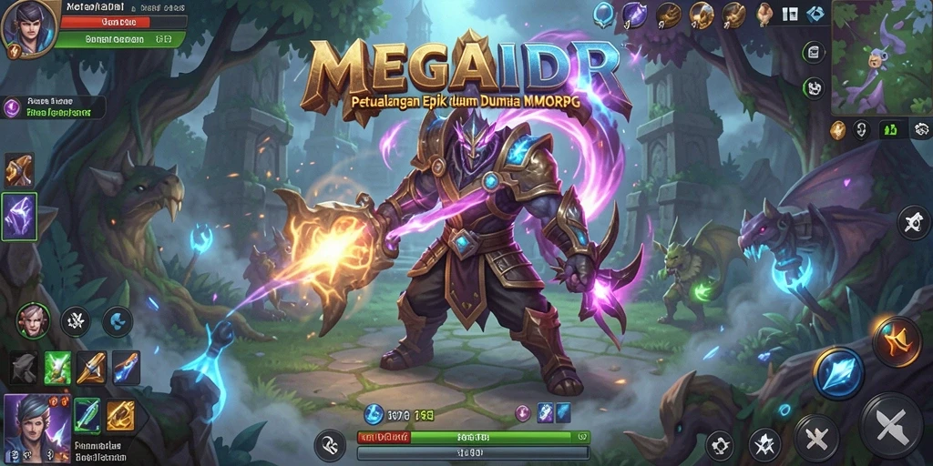 Tampilan gameplay MEGAIDR dengan grafik fantastis dan aksi menegangkan.