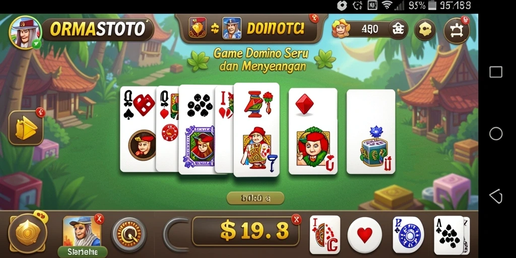 Tangkapan layar gameplay ORMASTOTO yang seru dan kompetitif.