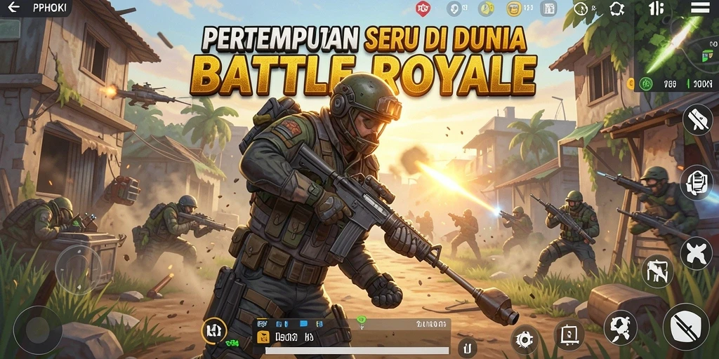Tampilan karakter dan aksi menegangkan dalam permainan PPHOKI.