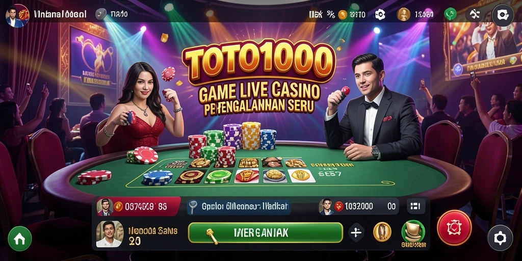 Tangkapan layar gameplay Live Casino yang menghadirkan keseruan bermain.